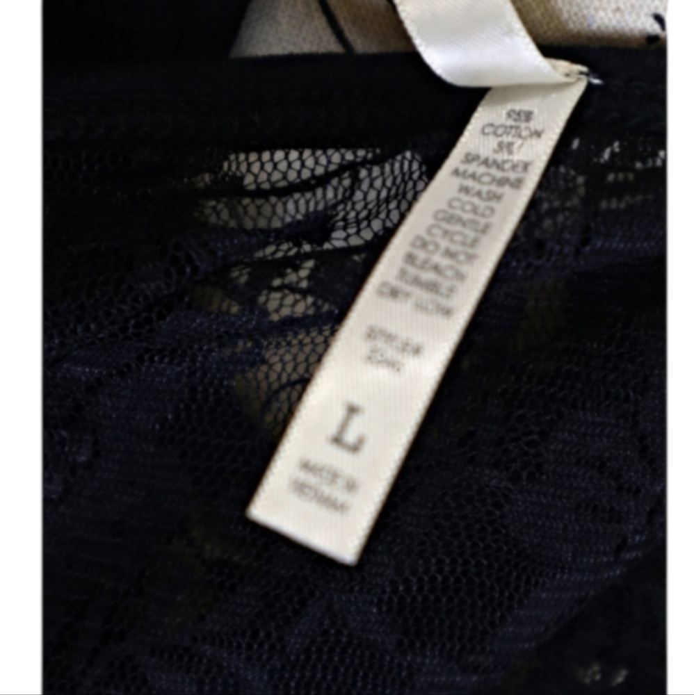 Color Story (NWOT) Black Ruffled Top - Picture 10 of 10